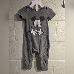 Disney Charcoal Mickey Mouse Bodysuit